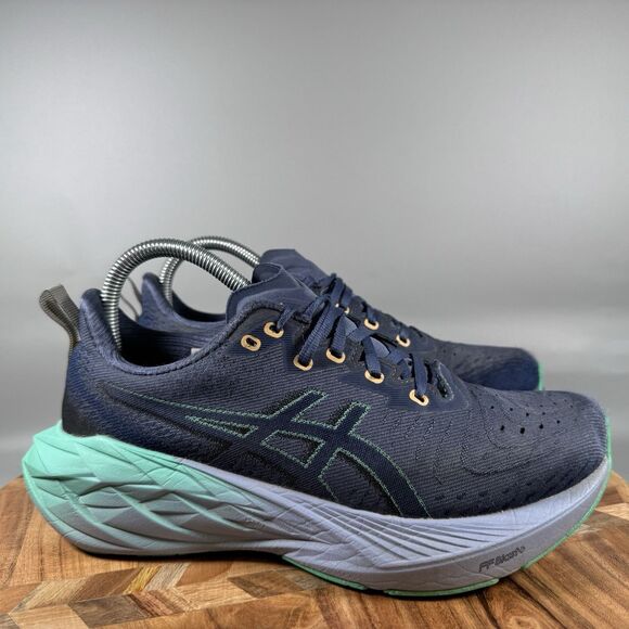 Asics Womens Novablast 4 1012B510 Blue Running Shoes Sneakers Size 7.5 - Picture 1 of 7